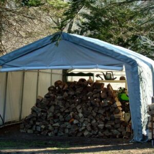 Outdoor Storage Tent, Canvas Storage Sheds, 12 x 12 x 8