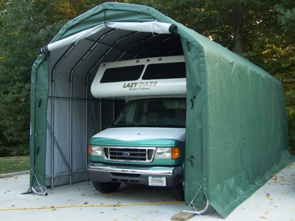 Pop Up Garage Tent, Car Shelters For Sale, 12 x 20 x 12H