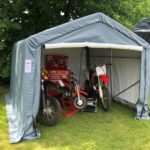 Tent Storage Sheds, Tension Fabric Building, 10 x 10 x 8